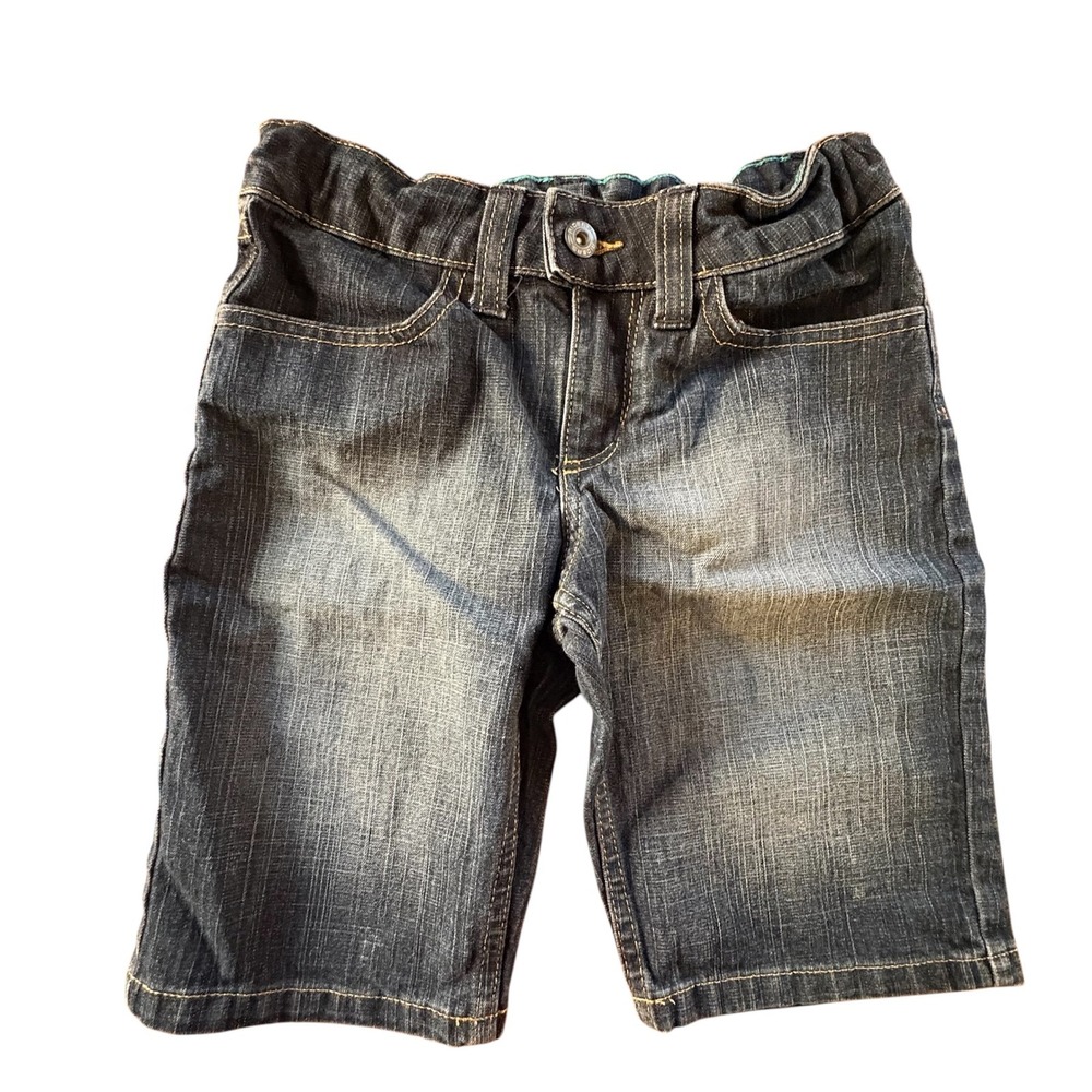 Riders by Lee Girls Denim Shorts Dark Wash Adjustable Waist Size 10R